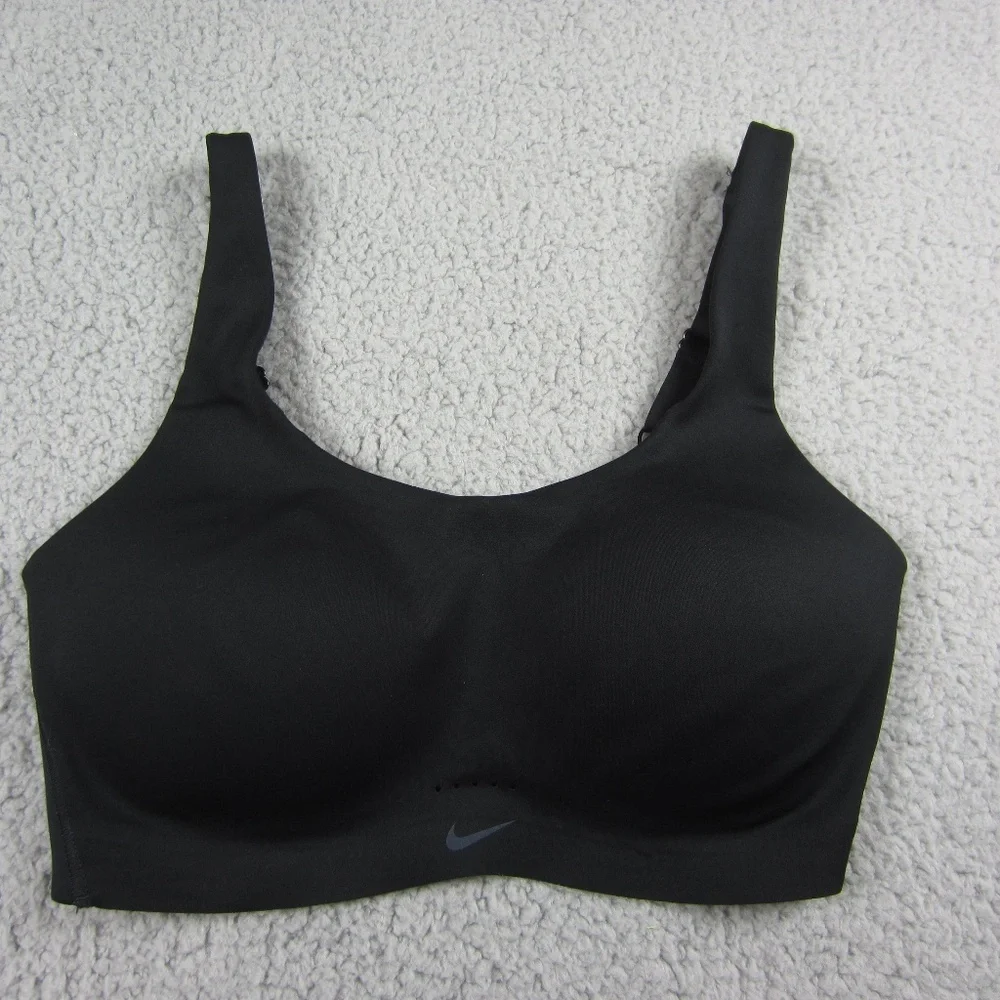 Nike DRI-FIT Sport Bra womens XS Black Stretchy Comfy Gym Yoga Run Comfy - Picture 1 of 16
